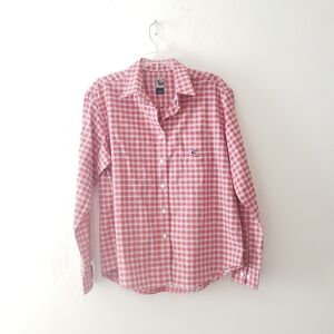 Vintage Cruel Girl Western Wear Plaid Button Down Shirt Size Large